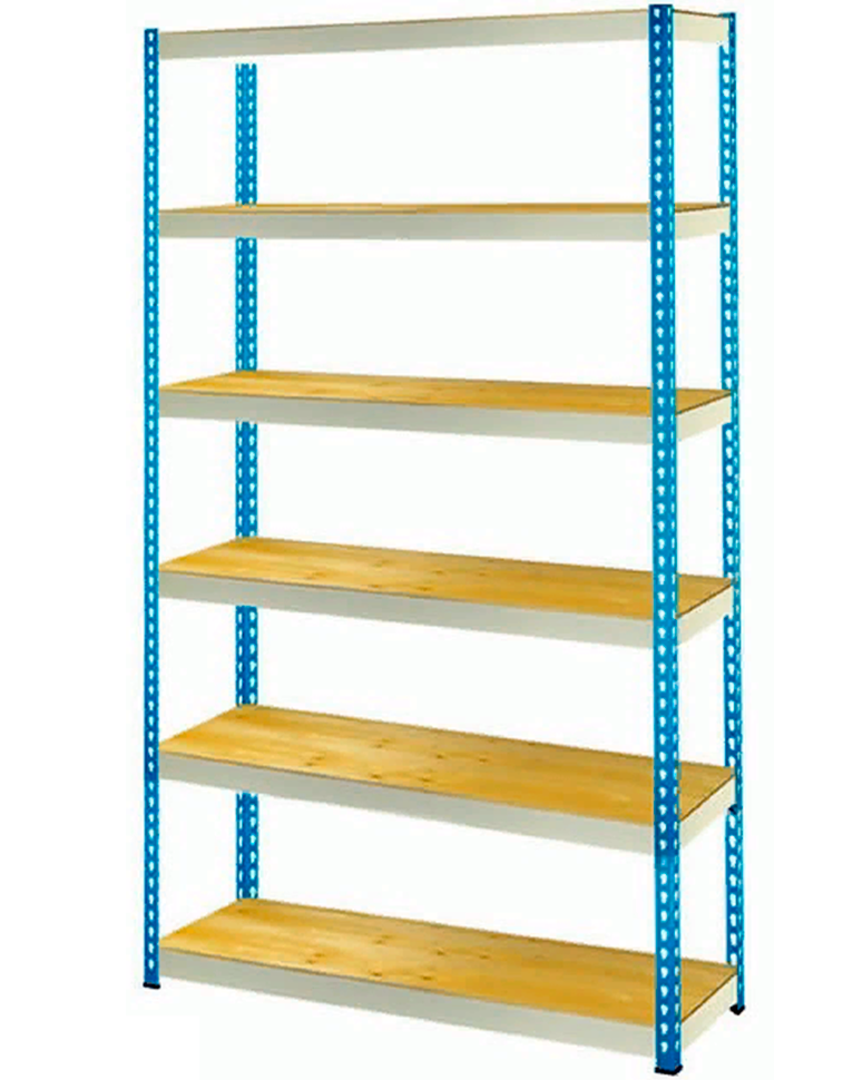 Стеллаж металлический МКФ 3000х1820х910 6 полок купить в Красноярске Стеллаж металлический МКФ 3000х1820х910 6 полок купить в Красноярске