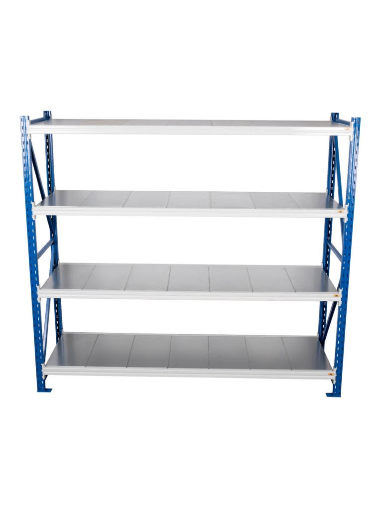 Стеллаж стационарный БиКом СТ-4 250x150x100 4 полки купить в Красноярске Стеллаж стационарный БиКом СТ-4 250x150x100 4 полки купить в Красноярске