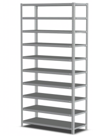 Стеллаж MS Strong 1850х1500х400 10 полок Стеллаж MS Strong 1850х1500х400 10 полок