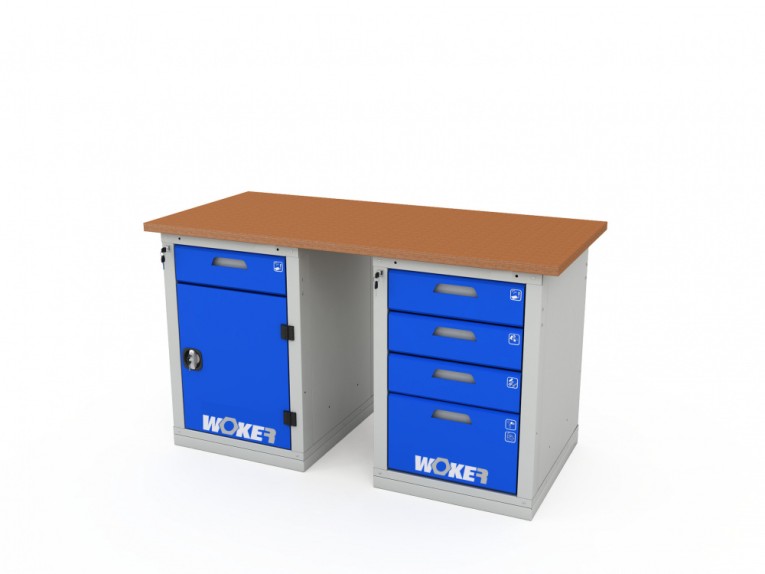 Верстак двухтумбовый WOKER PRO 2204.1500 купить в Красноярске Верстак двухтумбовый WOKER PRO 2204.1500 купить в Красноярске