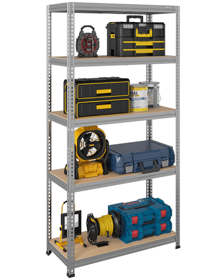 Стеллаж быстросборный ЛОФТ (SBL) 1800x1200x450 5 полок (цинк) купить в Красноярске