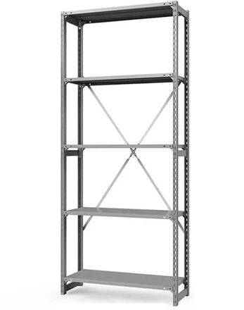 Стеллаж ТСУ 4000x700x800 5 полок (300 кг, металл) купить в Красноярске