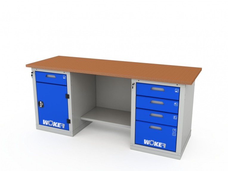 Верстак двухтумбовый WOKER PRO 2204.2000 купить в Красноярске Верстак двухтумбовый WOKER PRO 2204.2000 купить в Красноярске