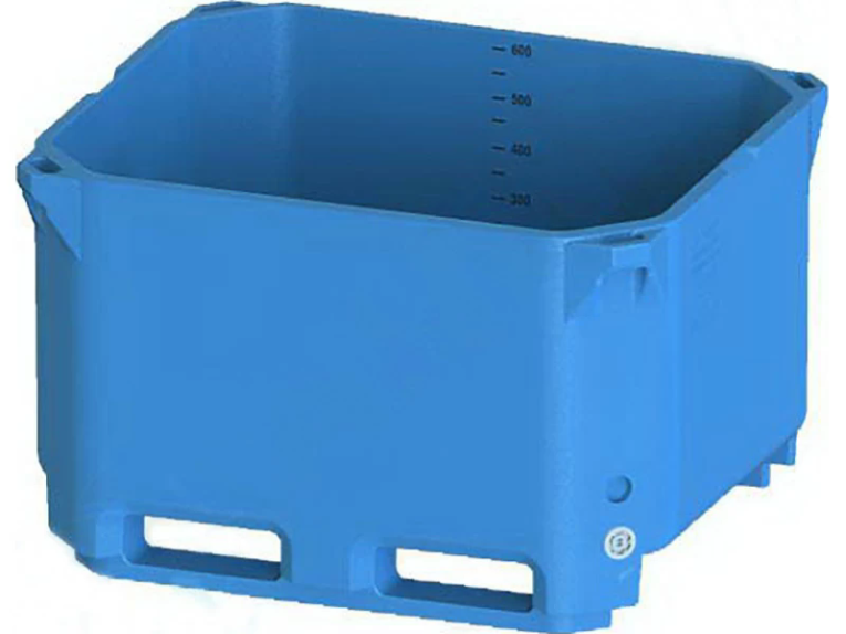 Контейнер 600л. изотермический, без крышки цв. синий купить в Красноярске Контейнер 600л. изотермический, без крышки цв. синий купить в Красноярске