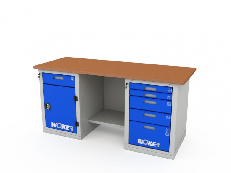 Верстак двухтумбовый WOKER PRO 2205.1800 купить в Красноярске Верстак двухтумбовый WOKER PRO 2205.1800 купить в Красноярске