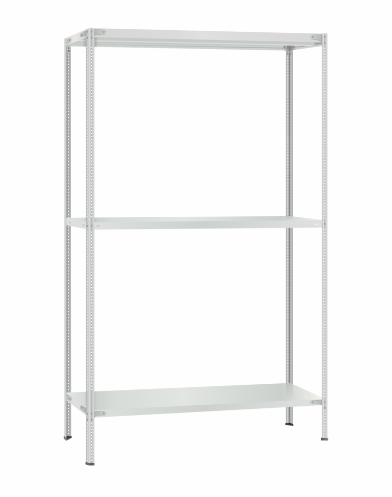 Стеллаж металлический Титан МС-500 2400х1200х400 3 полки купить в Красноярске Стеллаж металлический Титан МС-500 2400х1200х400 3 полки купить в Красноярске