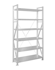 Стеллаж MS U 2000x1200x500 6 полок (400 кг, металл)