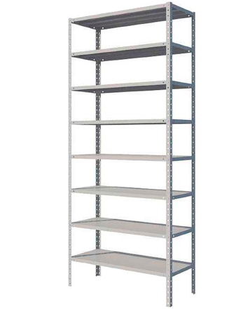 Стеллаж MS Standart 1600х1000х300 8 полок купить в Красноярске