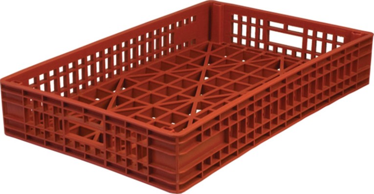 Ящик хлебный 740х460х130 красный купить в Красноярске Ящик хлебный 740х460х130 красный купить в Красноярске