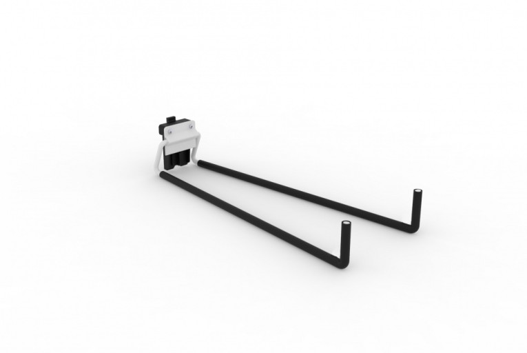 Держатель универсальный крюк двойной длинный купить в Красноярске