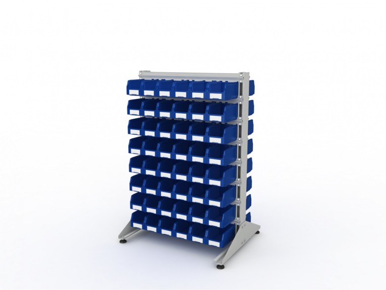 Стеллаж для пластиковых лотков SORTEX двухсторонний 1500x1000x800.02 купить в Красноярске Стеллаж для пластиковых лотков SORTEX двухсторонний 1500x1000x800.02 купить в Красноярске