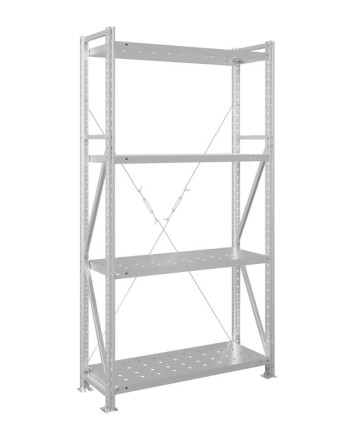 Стеллаж MS U 2000x1000x300 4 полки (200 кг, перф) купить в Красноярске