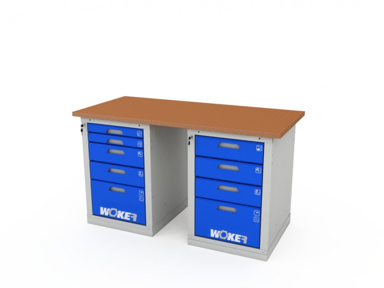 Верстак двухтумбовый WOKER PRO 2504.1500 купить в Красноярске Верстак двухтумбовый WOKER PRO 2504.1500 купить в Красноярске