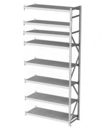 Дополнительная секция MS Profi 2500x2100x400 8 полок Дополнительная секция MS Profi 2500x2100x400 8 полок