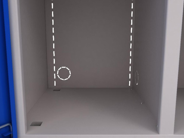 Шкаф инструментальный ERGO 181/2 №9 купить в Красноярске Шкаф инструментальный ERGO 181/2 №9 купить в Красноярске