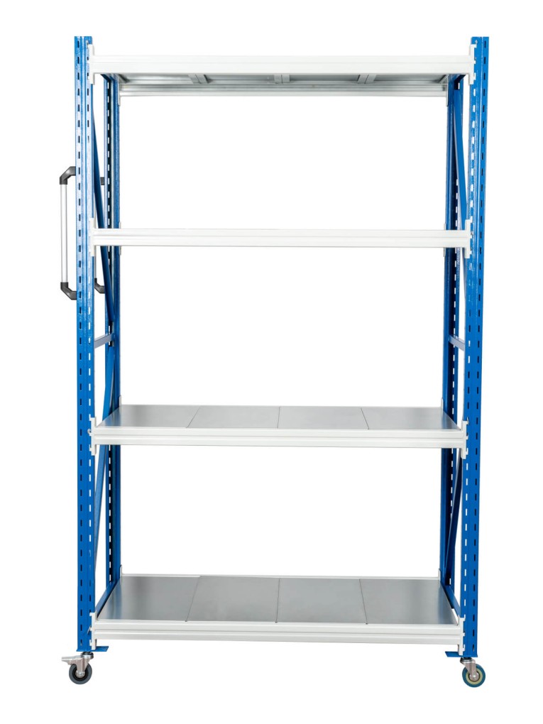 Стеллаж мобильный БиКом СТ-4 250x90x40 4 полки купить в Красноярске