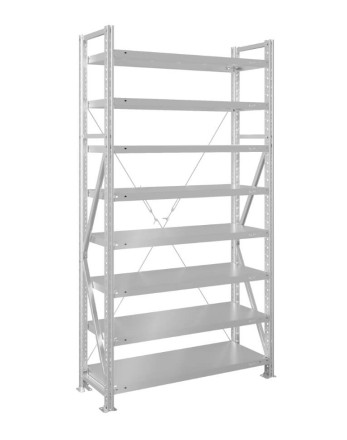 Стеллаж MS U 3000x700x800 8 полок (350 кг, металл) купить в Красноярске