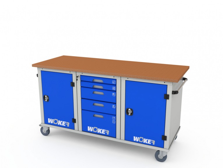 Верстак мобильный трехтумбовый WOKER PRO 3151.1800 купить в Красноярске Верстак мобильный трехтумбовый WOKER PRO 3151.1800 купить в Красноярске