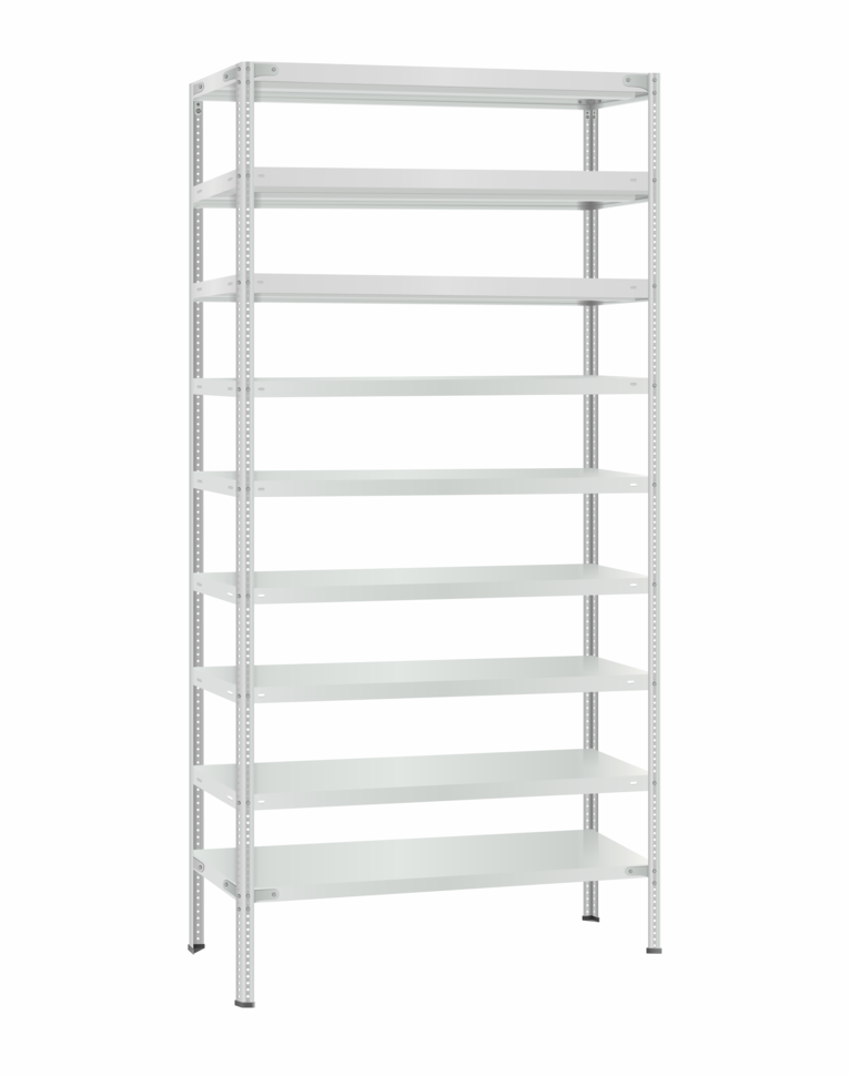 Стеллаж металлический Титан МС-500 2300х1000х300 9 полок купить в Красноярске