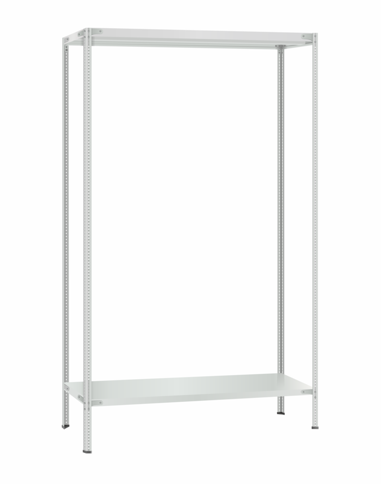 Стеллаж металлический Титан МС-500 2400х1200х600 2 полки купить в Красноярске Стеллаж металлический Титан МС-500 2400х1200х600 2 полки купить в Красноярске