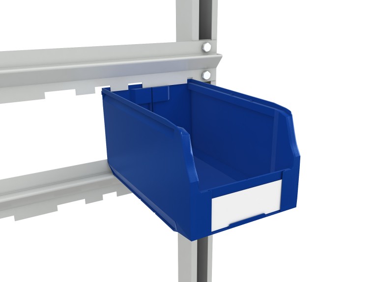 Стеллаж для пластиковых лотков SORTEX односторонний 1500x1000x450.03 купить в Красноярске Стеллаж для пластиковых лотков SORTEX односторонний 1500x1000x450.03 купить в Красноярске