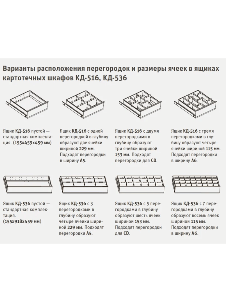 Шкаф картотечный ДиКом КД-536 (без перегородок) купить в Красноярске Шкаф картотечный ДиКом КД-536 (без перегородок) купить в Красноярске