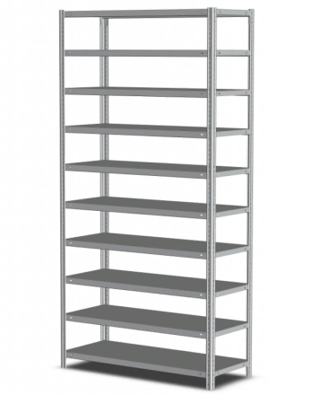 Стеллаж MS Strong 2550х1000х600 10 полок купить в Красноярске