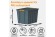 Контейнер особопрочный Rox Box PRO 50 (500х390х390 мм с крышкой и клипсами, на роликах, антрацит) купить в Красноярске
