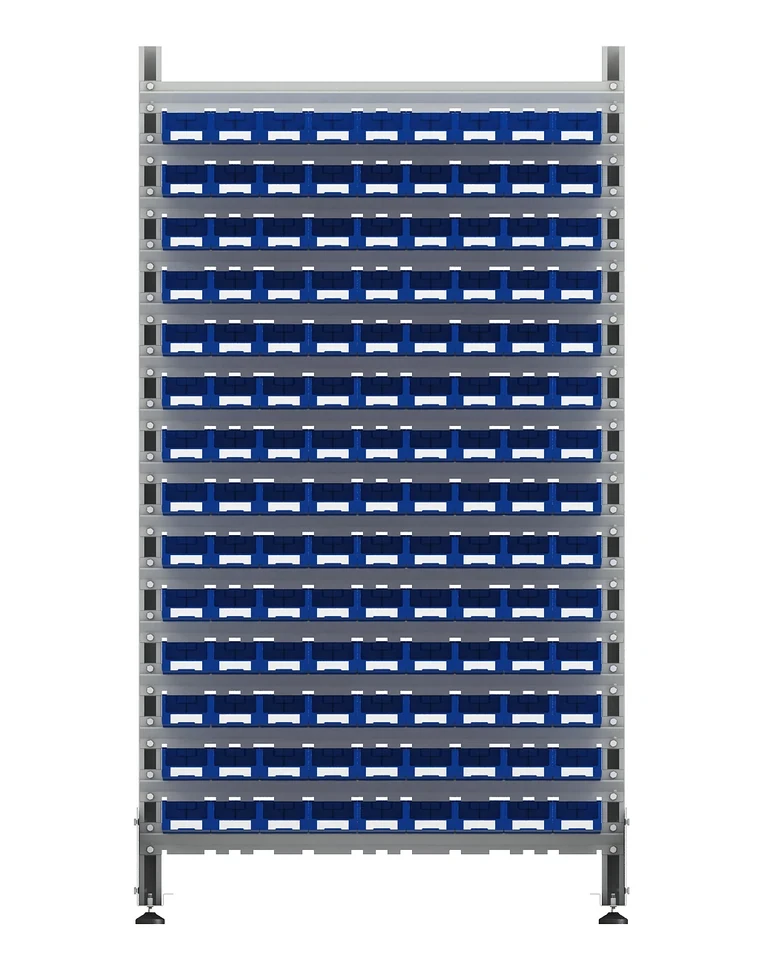Стеллаж для пластиковых лотков SORTEX односторонний 1800x1000x450.01 купить в Красноярске