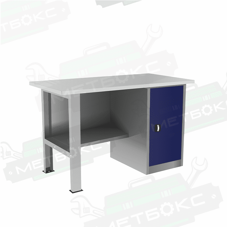 Однотумбовый слесарный верстак ВП-2/1,4 купить в Красноярске Однотумбовый слесарный верстак ВП-2/1,4 купить в Красноярске