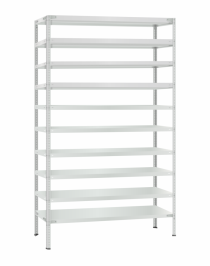 Стеллаж металлический Титан МС-500 2400х1200х600 10 полок