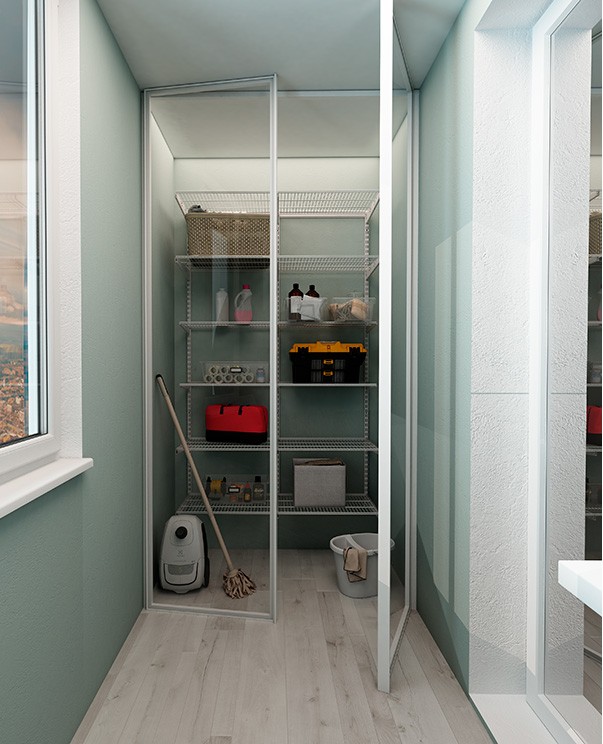 Гардеробная система Практик Home Балкон 1 купить в Красноярске Гардеробная система Практик Home Балкон 1 купить в Красноярске