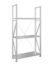 Стеллаж MS U 2000x1000x400 3 полки (350 кг, металл)