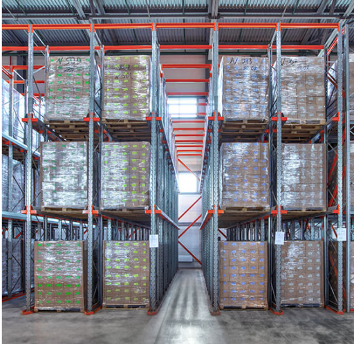 Стеллаж набивной паллетный (3000х1580х1800 мм), 1 линия, 2 яруса купить в Красноярске Стеллаж набивной паллетный (3000х1580х1800 мм), 1 линия, 2 яруса купить в Красноярске