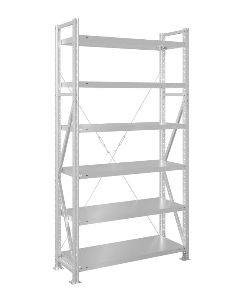 Стеллаж MS U 2000x1500x600 6 полок (300 кг, металл) купить в Красноярске Стеллаж MS U 2000x1500x600 6 полок (300 кг, металл) купить в Красноярске