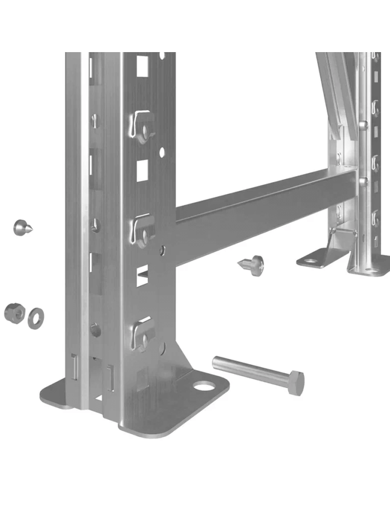 Стеллаж MS U 2500x700x400 4 полки (350 кг, металл) купить в Красноярске Стеллаж MS U 2500x700x400 4 полки (350 кг, металл) купить в Красноярске