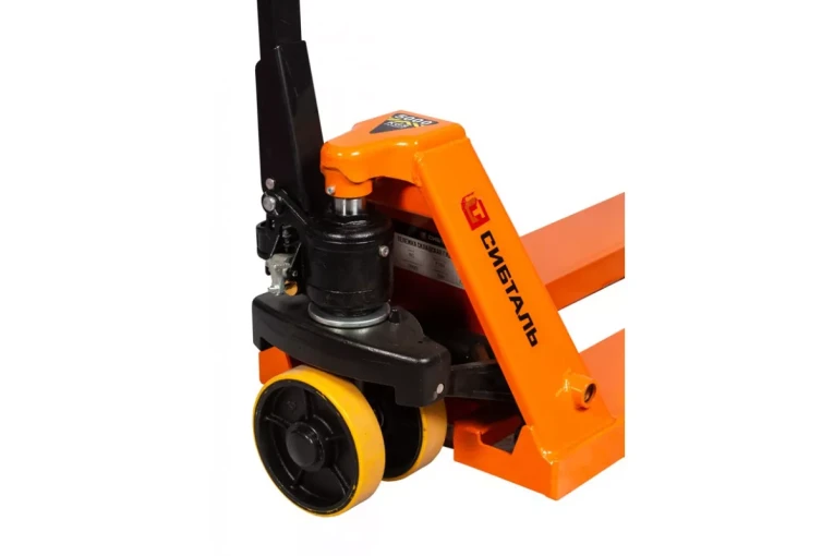 Гидравлическая тележка (рокла) ACR, 5 т, Вилы: 1150 Х 550, СибТаль, полиуретановые колеса купить в Красноярске