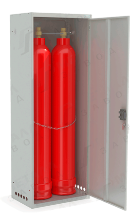 Шкаф для газовых баллонов ШГР 40-2 (2х40л) купить в Красноярске