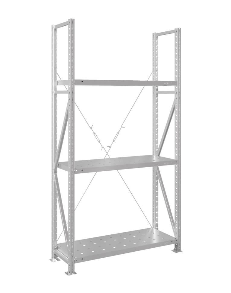 Стеллаж MS U 2000x1500x300 3 полки (150 кг, перф) купить в Красноярске Стеллаж MS U 2000x1500x300 3 полки (150 кг, перф) купить в Красноярске