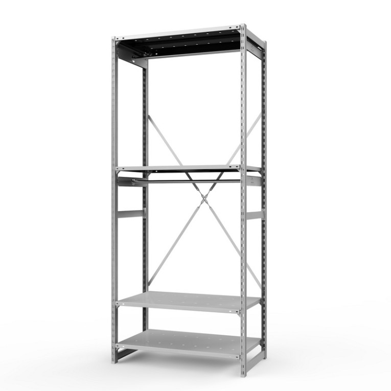 Стеллаж металлический ТСУ Универсал, 2500х1060х600 мм.Штанги: 2шт. Полки: металл усил. перф. 4 шт. купить в Красноярске Стеллаж металлический ТСУ Универсал, 2500х1060х600 мм.Штанги: 2шт. Полки: металл усил. перф. 4 шт. купить в Красноярске